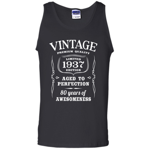 80th Birthday Gift T-Shirt Limited 1937 Edition