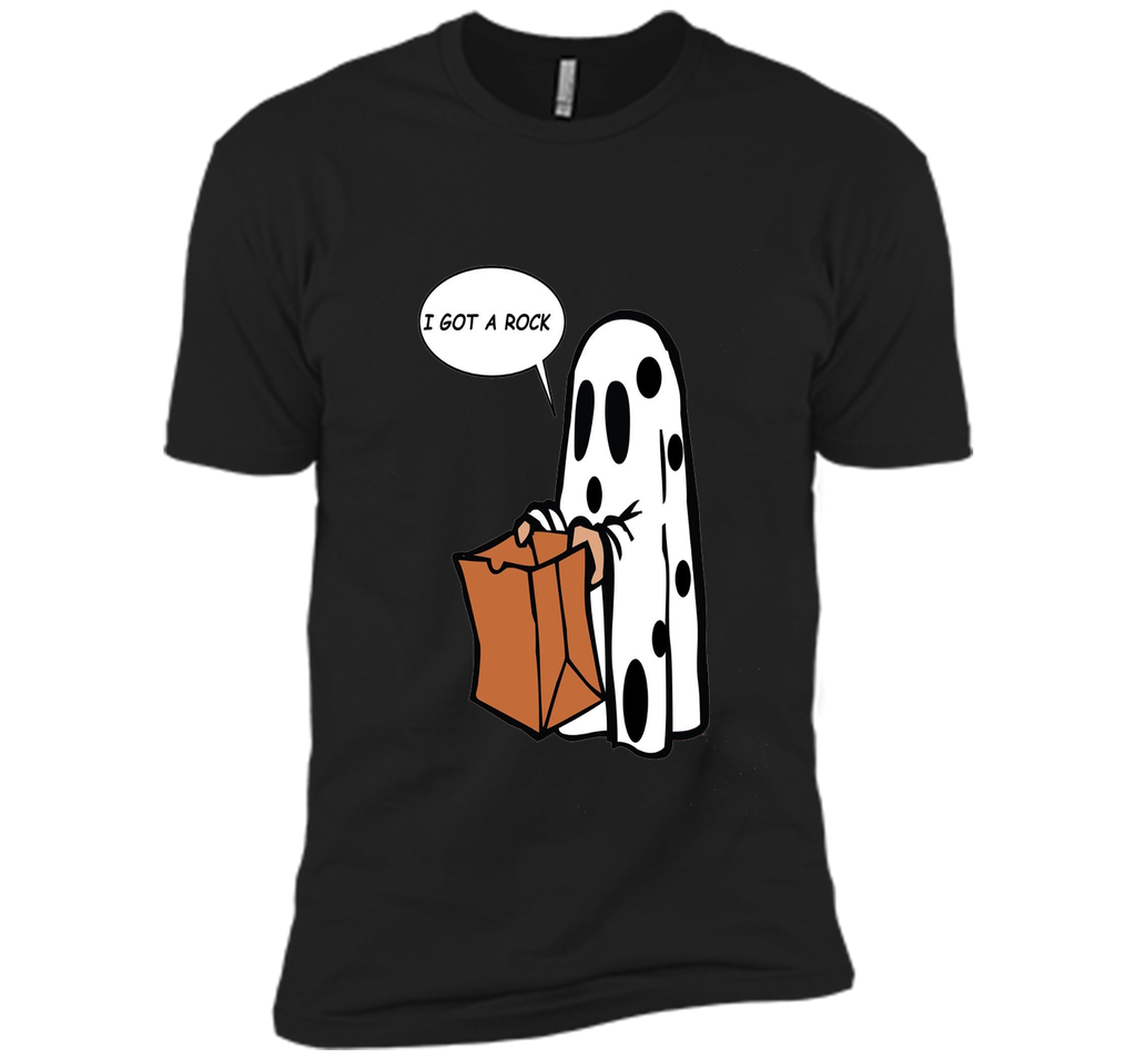 Halloween I Got A Rock Ghost T-Shirt Next Level Premium Short Sleeve Tee