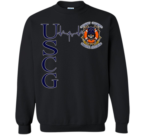 Coast Guard Heartbeat T-Shirt cool shirt