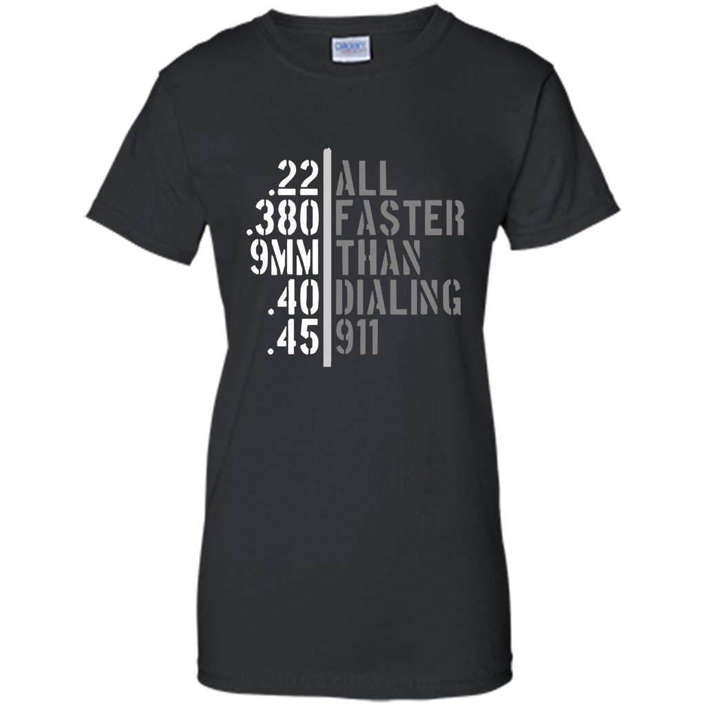 Mens All Faster Than Dialing 911_Shirt