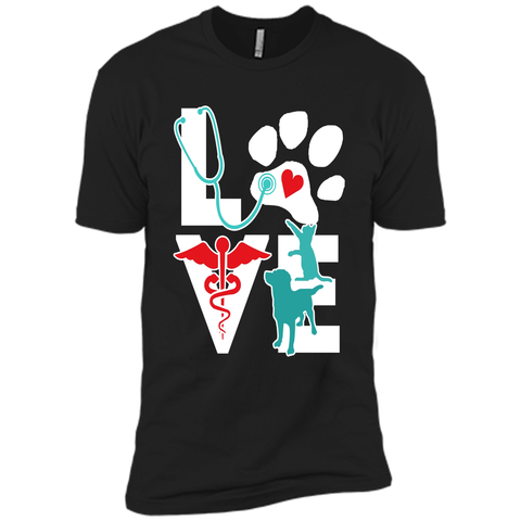 veterinarian love cat and dog veterinary t-shirt