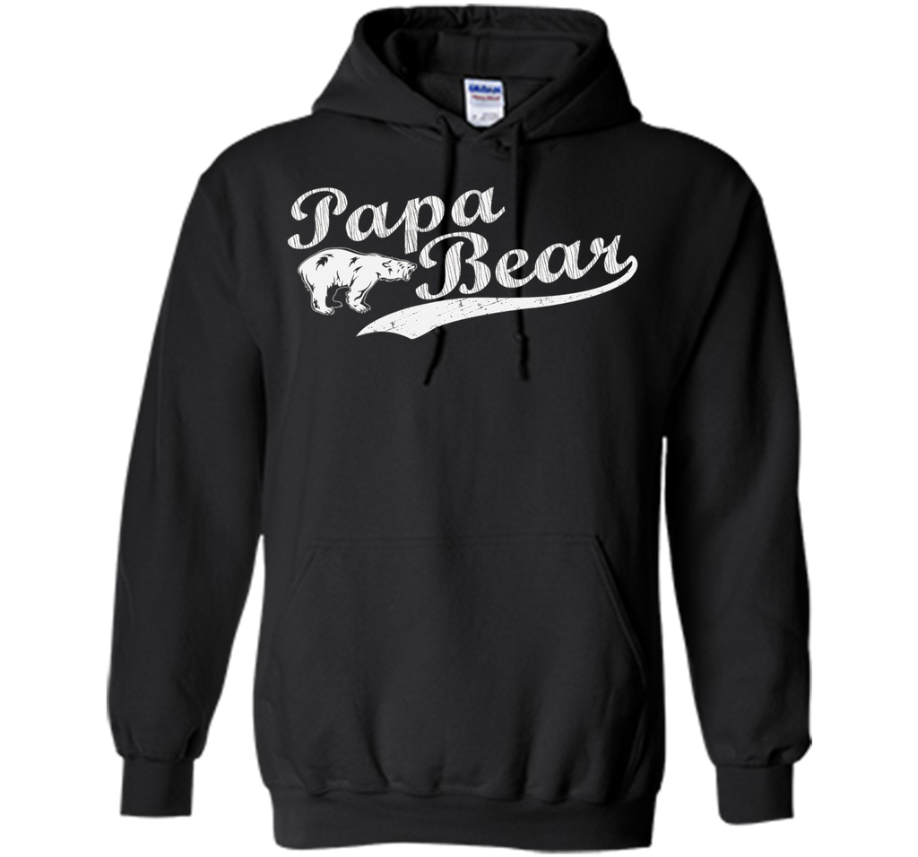 Men's Papa Bear T Shirt Father's Day Dad Gift