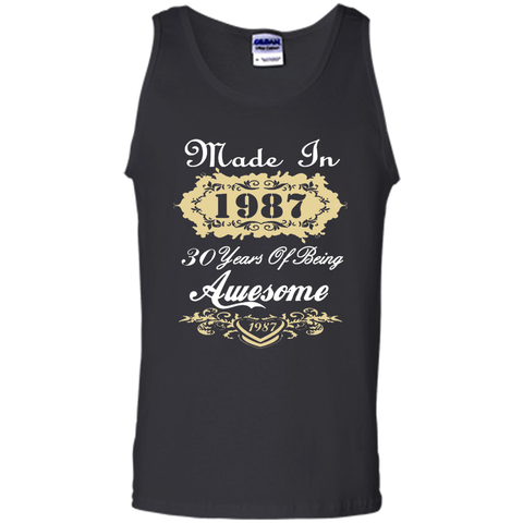 VINTAGE BORN IN 1987 T SHIRT 30 YEARS OLD BIRTHDAY