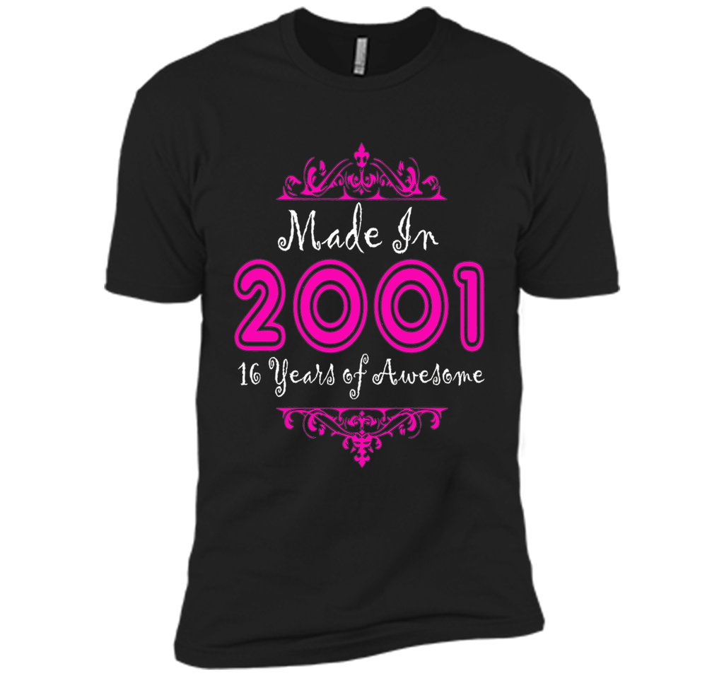 Age 16 Years 2000 2001 Perfect 16th Birthday Gift T-Shirt