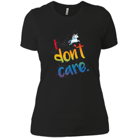 I don't care! lovely unicorn t shirt