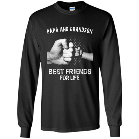 Mens Papa and Grandson Best Friends For Life Shirt