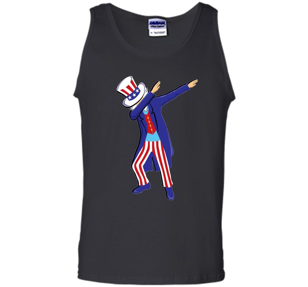 Dabbing Uncle Sam Shirt Funny 4th of July Boys Girls Adults