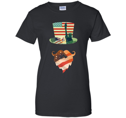 Funny Dabbing Shirt Patriotic Sam United States Of America