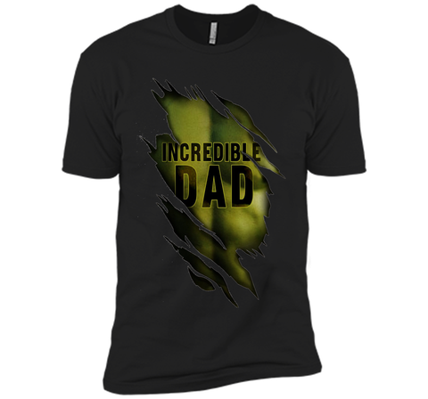 Mens incredible Dad T-Shirt Funny Superhero shirt
