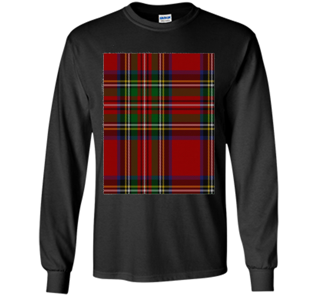 Royal Stewart Tartan T-Shirt Queen Elizabeth II Punk