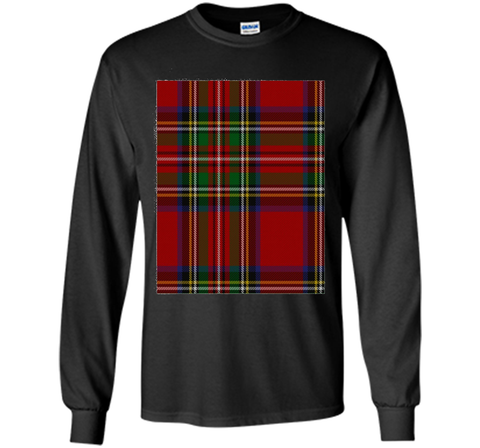 Royal Stewart Tartan T-Shirt Queen Elizabeth II Punk