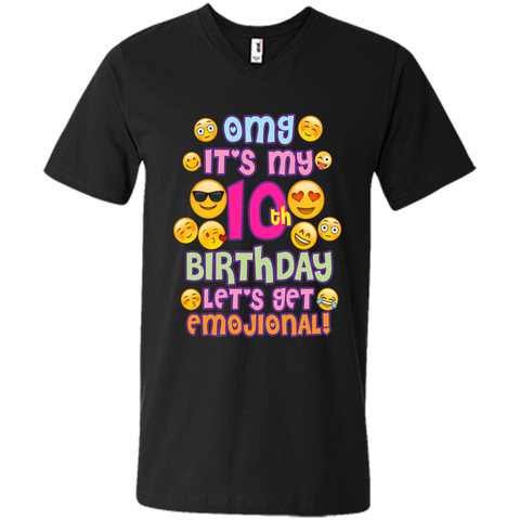 Emoji Shirt For Girls Birthday 10 Ten Year Old Emoji Fun