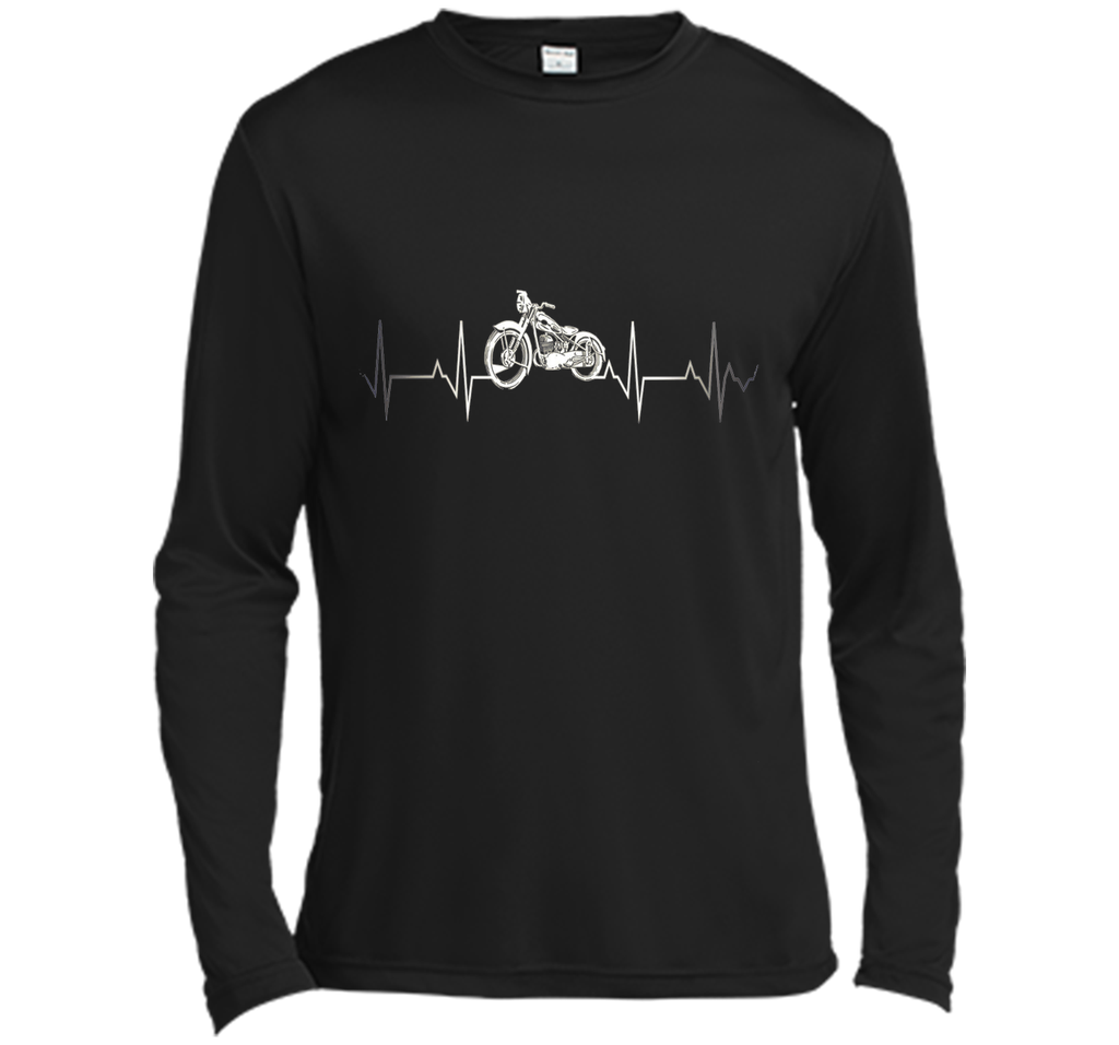 Motorcycle Heartbeat T-Shirt - I love my Motorcycle.