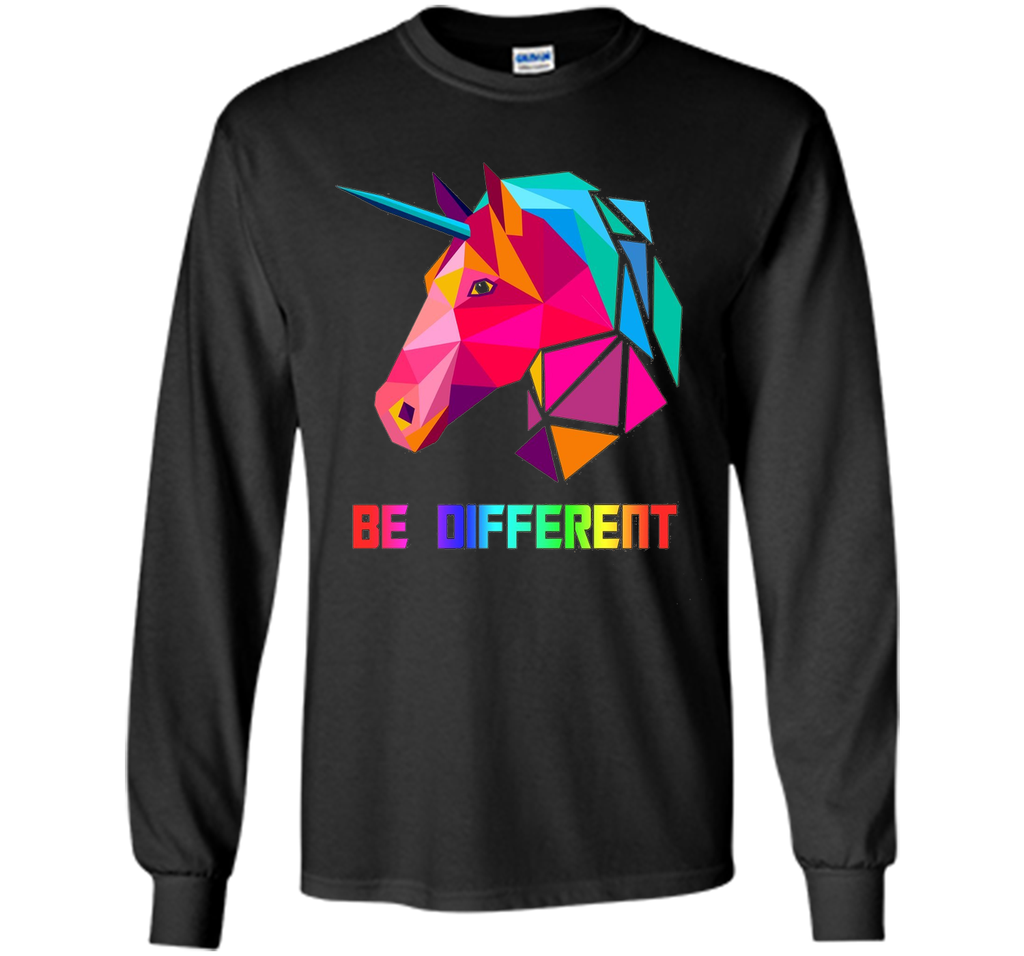 LGBT PRIDE LESBIAN UNICORN BE DIFFERENT TSHIRT
