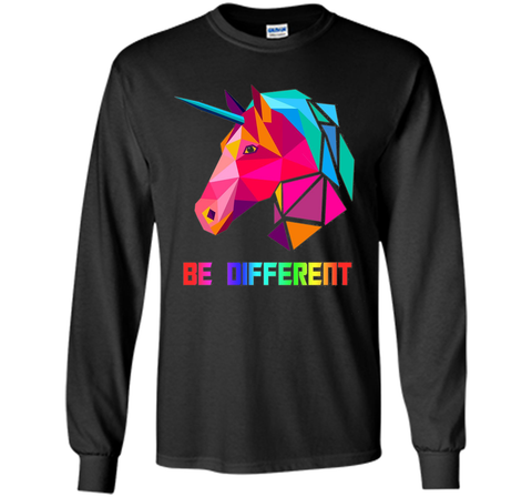 LGBT PRIDE LESBIAN UNICORN BE DIFFERENT TSHIRT