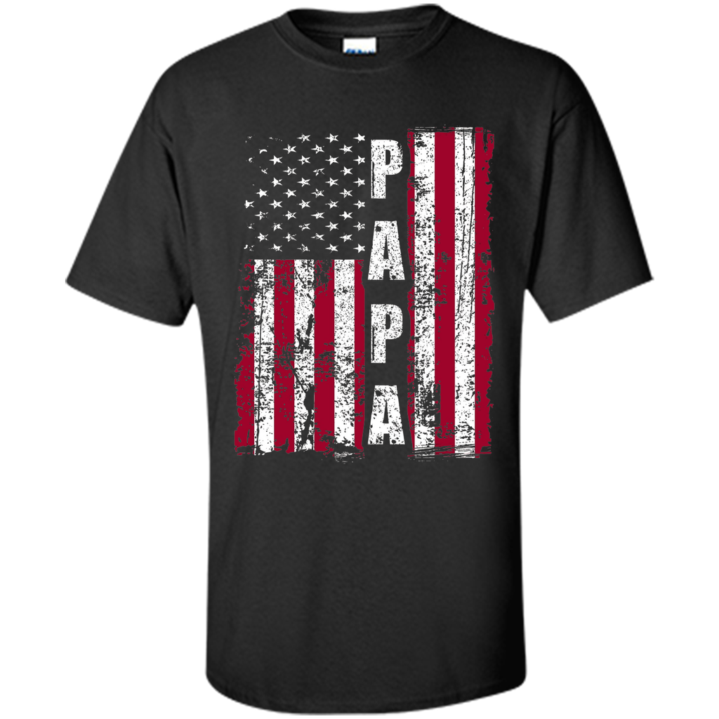 PAPA American Flag T-Shirt Father's Day 2017 Gifts