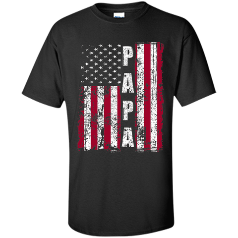 PAPA American Flag T-Shirt Father's Day 2017 Gifts