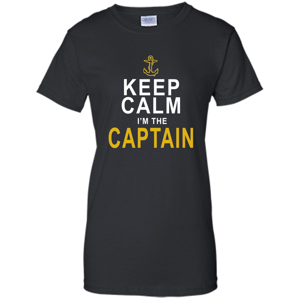 Boat Captain Shirt Keep Calm Im The Captain Boating Gifts