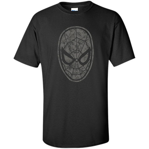 Spider-Man Grayscale Floral Print Graphic T-Shirt