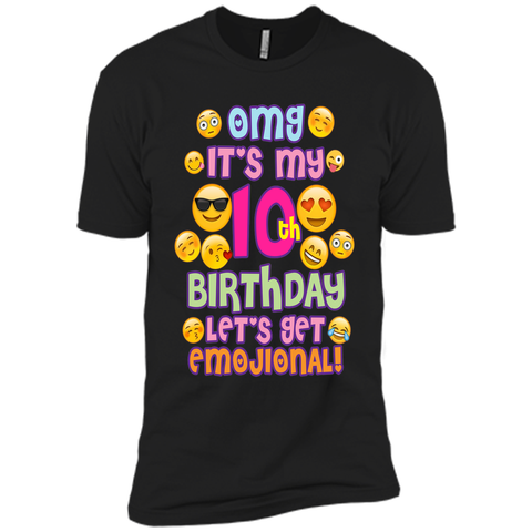 Emoji Shirt For Girls Birthday 10 Ten Year Old Emoji Fun