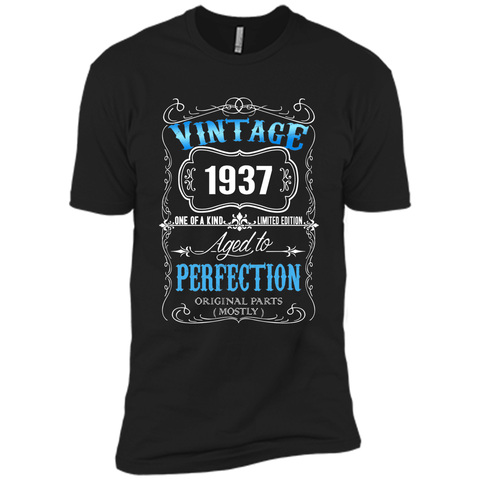 Vintage born in 1937 tshirt 80 Years old birthday