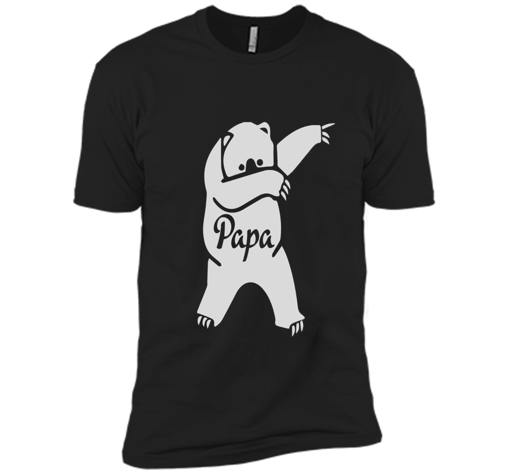 Papa Bear Cute Dabbing Funny Dab Dance Gift Shirt for Father