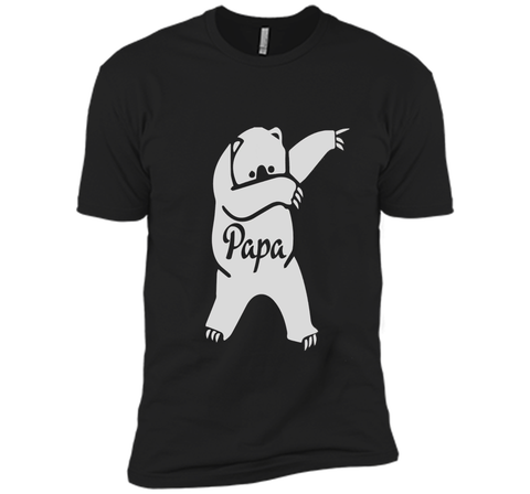 Papa Bear Cute Dabbing Funny Dab Dance Gift Shirt for Father