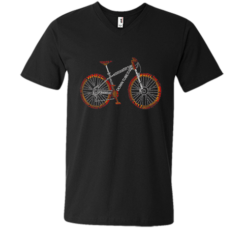 Bicycle Amazing anatomy tshirt - mountain bike fire red