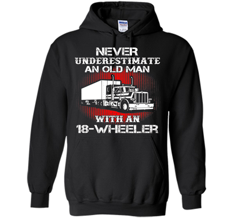 Men's Old Man With An 18-Wheeler Trucker T-Shirt