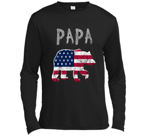 Bear USA Flag Shirt Patriotic Family 4th of July for Men