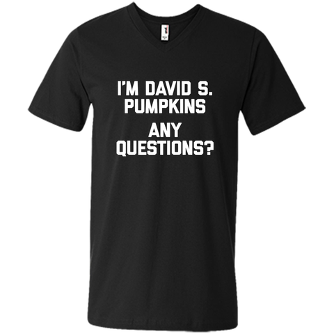 'm David S Pumpkins, Any Questions T-Shirt funny saying TV