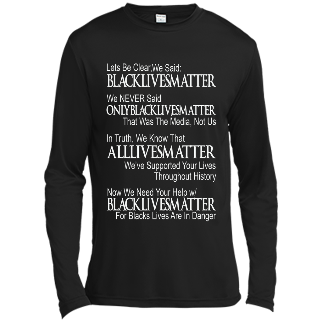 DeBran Let's Be Clear We Said Black Lives Matter T-Shirt