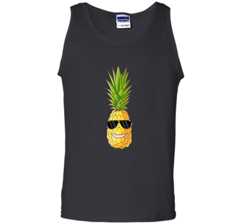 Premium Hawaiian Pineapple Graphic Shirt with Sunglasses