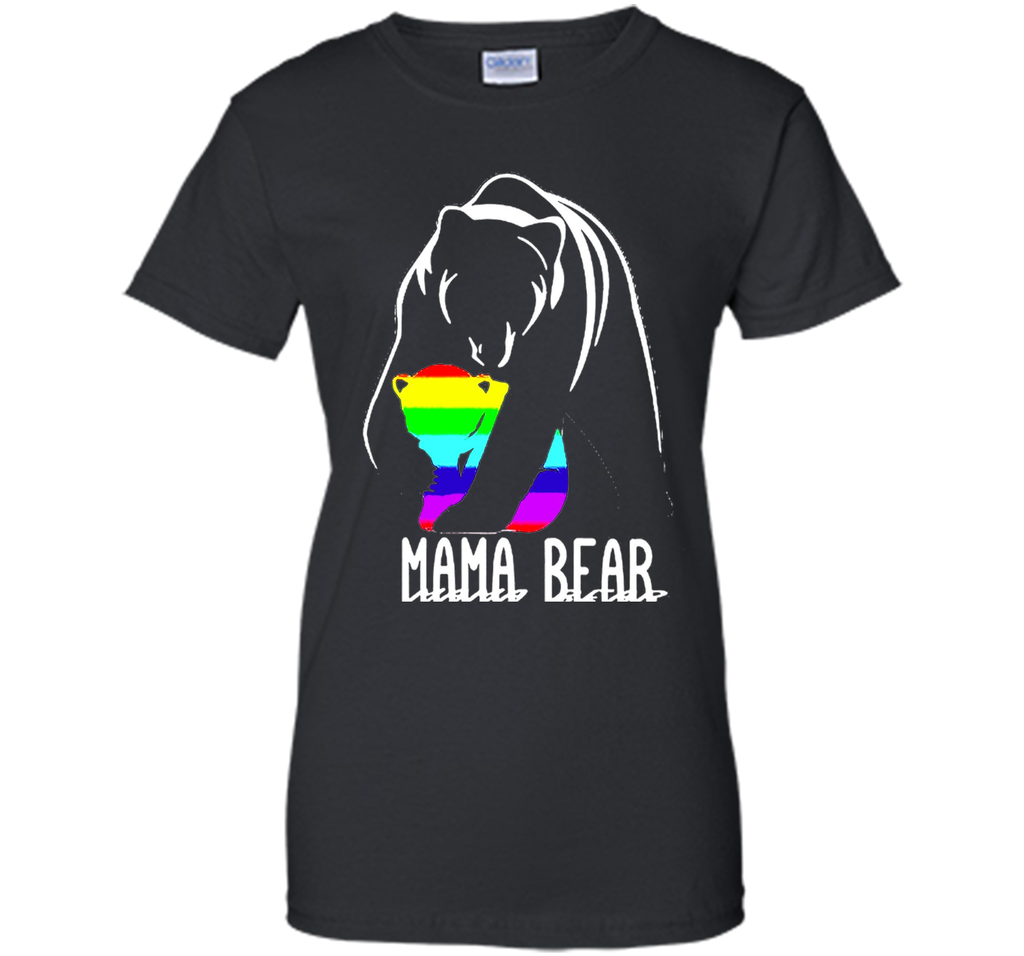 mama nana mum bears gay pride lgbt love rainbow t shirt