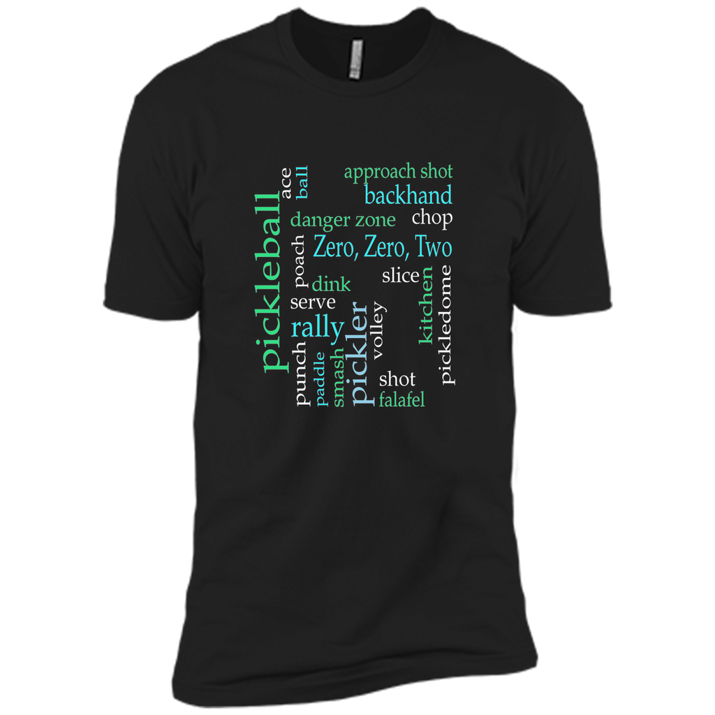Pickleball Jargon Words t-shirt for Pickler