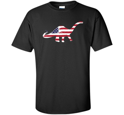 USA Dinosaur American Flag 4th of July T Shirt