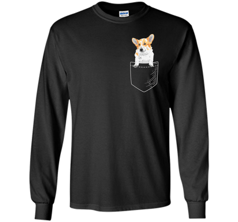 Corgi in Pocket Shirt