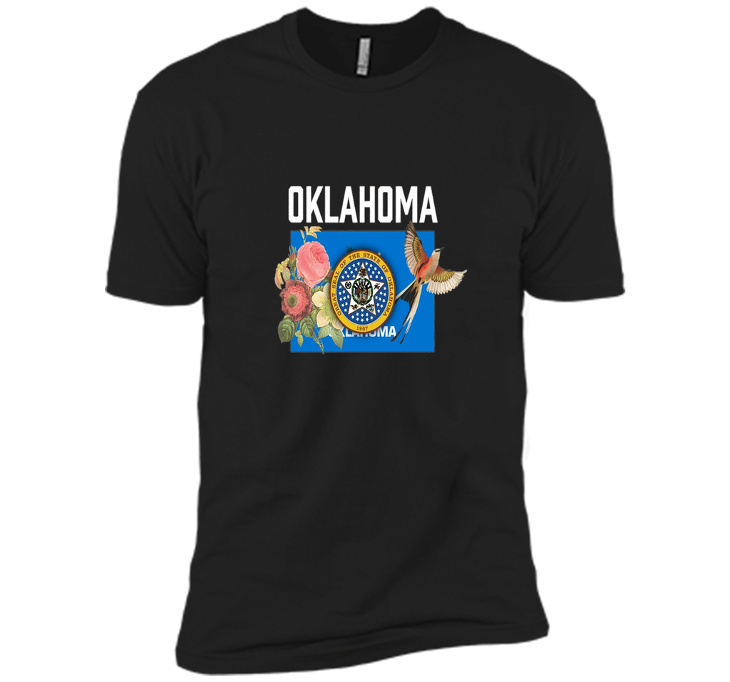 Oklahoma US State Flag Tee With State Bird & Flower T-Shirt