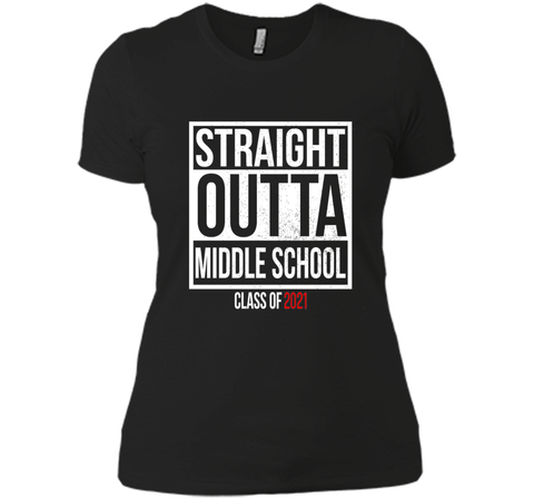Straight Outta Middle School Graduation Gift T-Shirt