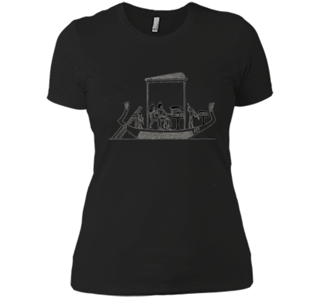 Egyptian Boat Ship Shirt Love Egypt Archaeologist Gifts Tee