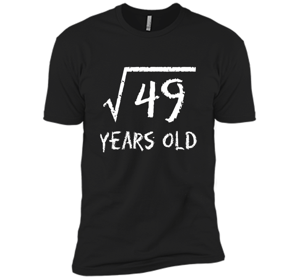 Square Root of 49: 7th Birthday 7 Years Old T-Shirt