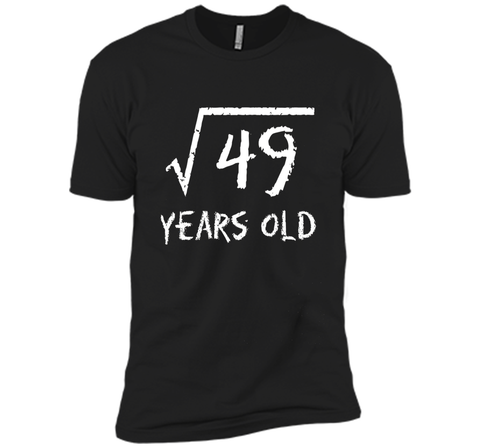 Square Root of 49: 7th Birthday 7 Years Old T-Shirt