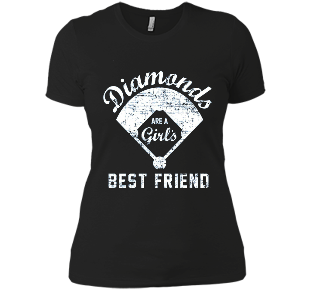 Diamonds are a Girl's Best Friend T Shirt, Softball Mom Gift