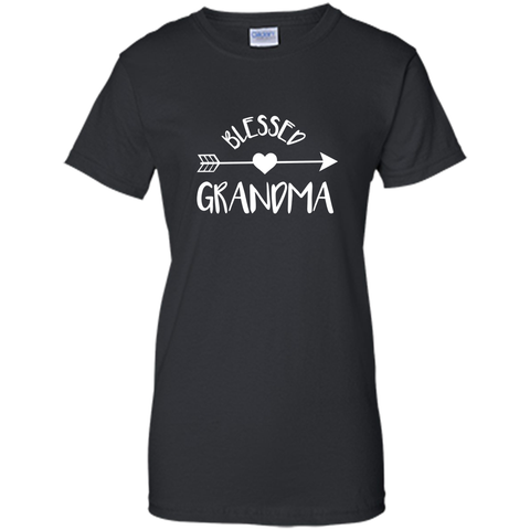 Blessed Grandma Shirt, Cute Tribal Arrow and Heart Gran Gift Promoted To Papa Shirt Grandpa Announcement T-Shirt