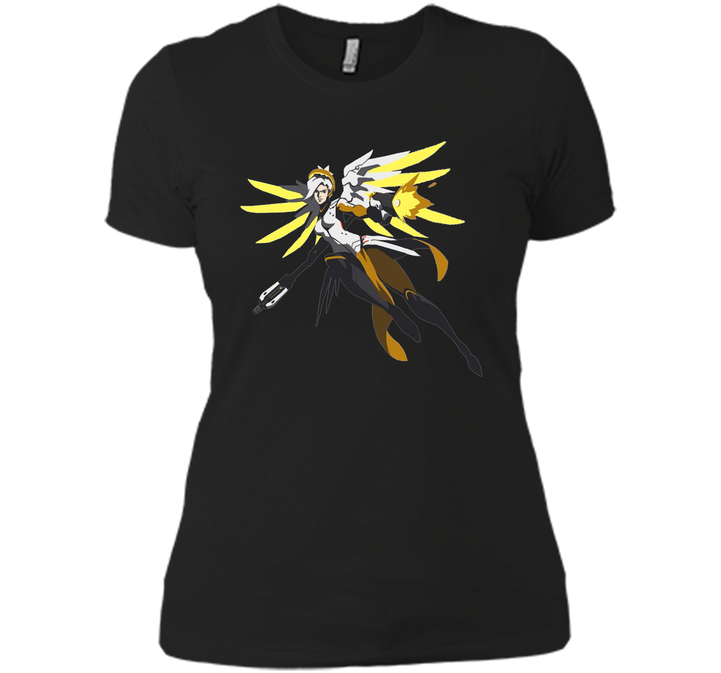 Overwatch Mercy Battle Ready Spray Tee Shirt
