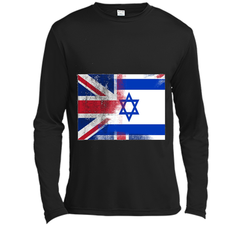 British Israeli Half Israel Half UK Flag Shirt