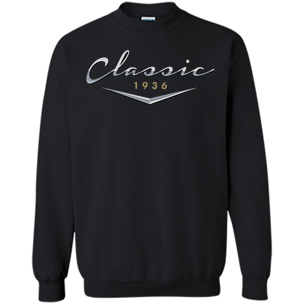mens vintage classic 1936 tshirt 80th birthday gifts for him