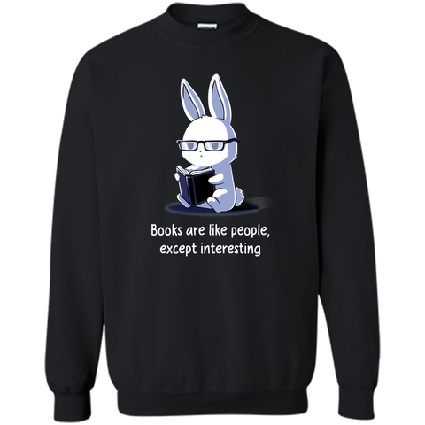 Books are like people, except interesting-rabbit-lovely animal