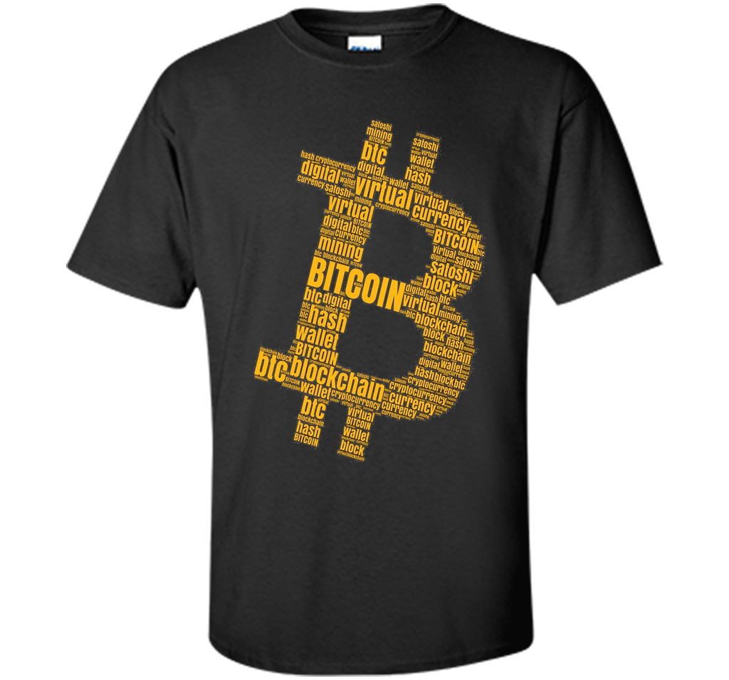 Bitcoin Typography T-Shirt