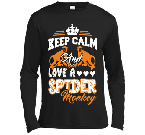Spider Monkey Shirt - Keep Calm And Love A Spider Monkey Tee